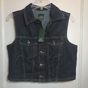 Women's Blue Denim Utility Jean Jacket - Wild Fable Medium